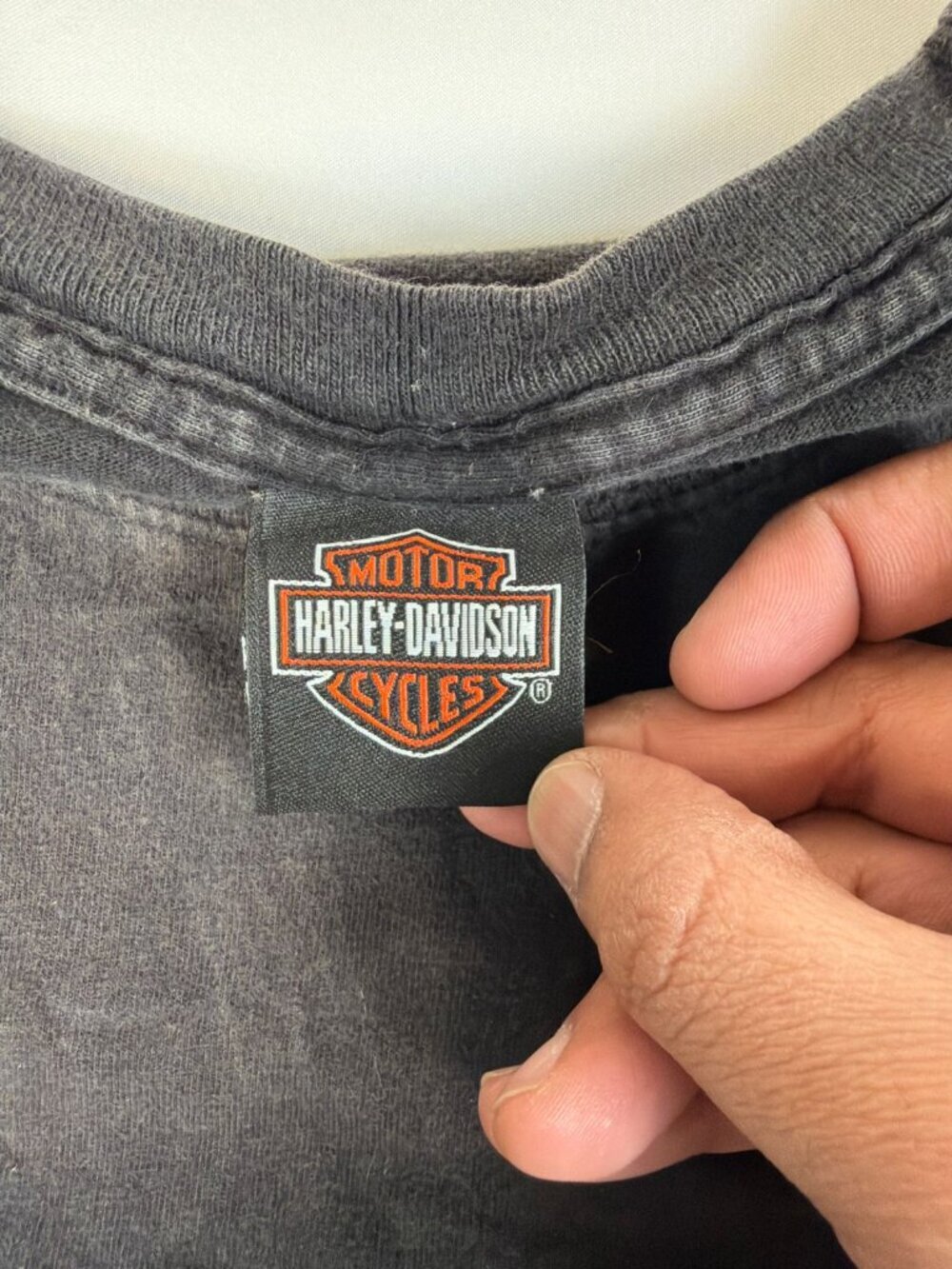 Harley-Davidson Men's Large Black Ride Refuel Repeat Richmond VA Retro T-Shirt - Picture 3 of 7